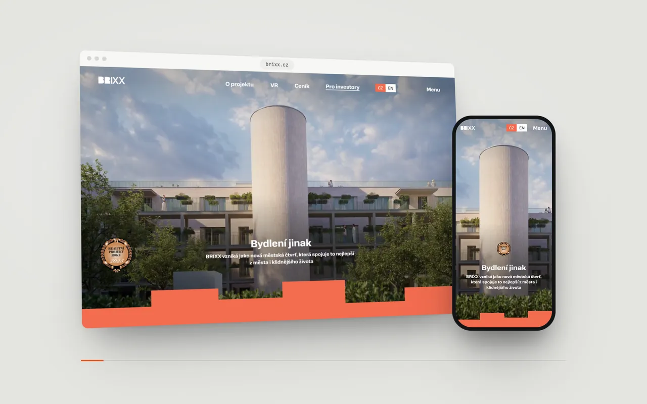 Brixx, Web rezidenčného projektu